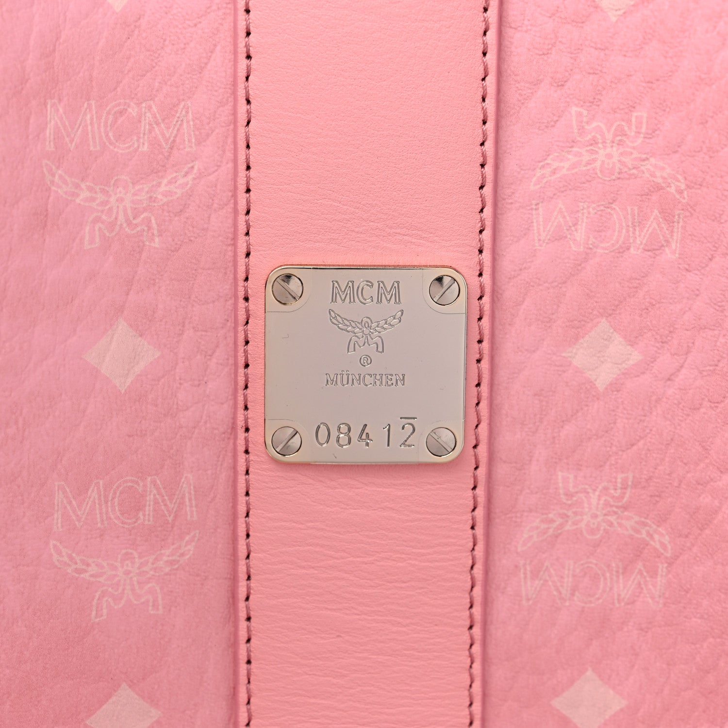 MCM Visetos Medium Liz Reversible Shopper Tote Pink 6 of 13