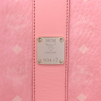MCM Visetos Medium Liz Reversible Shopper Tote Pink 6 of 13