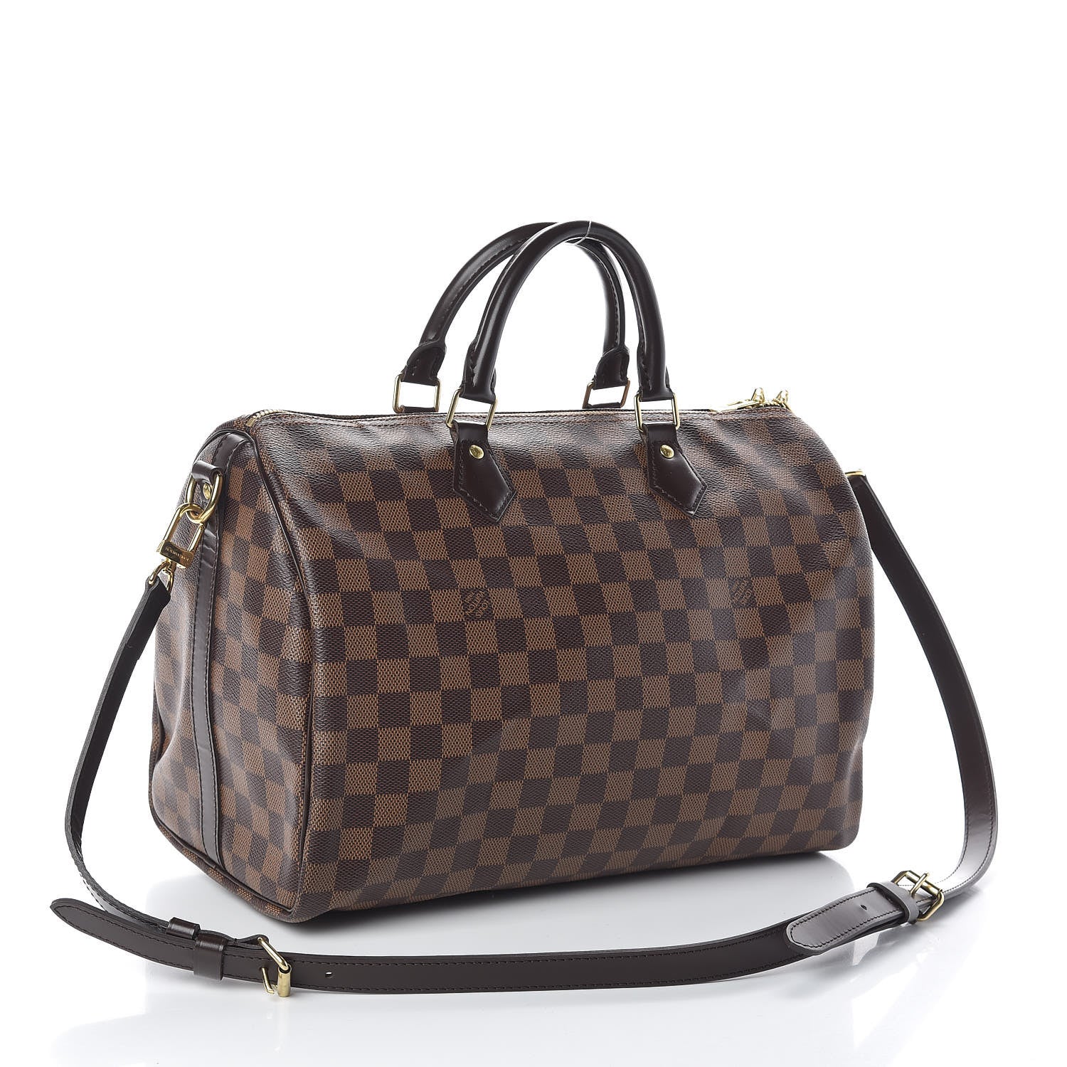 Louis Vuitton Damier Ebene Speedy Bandouliere 35 3 of 11