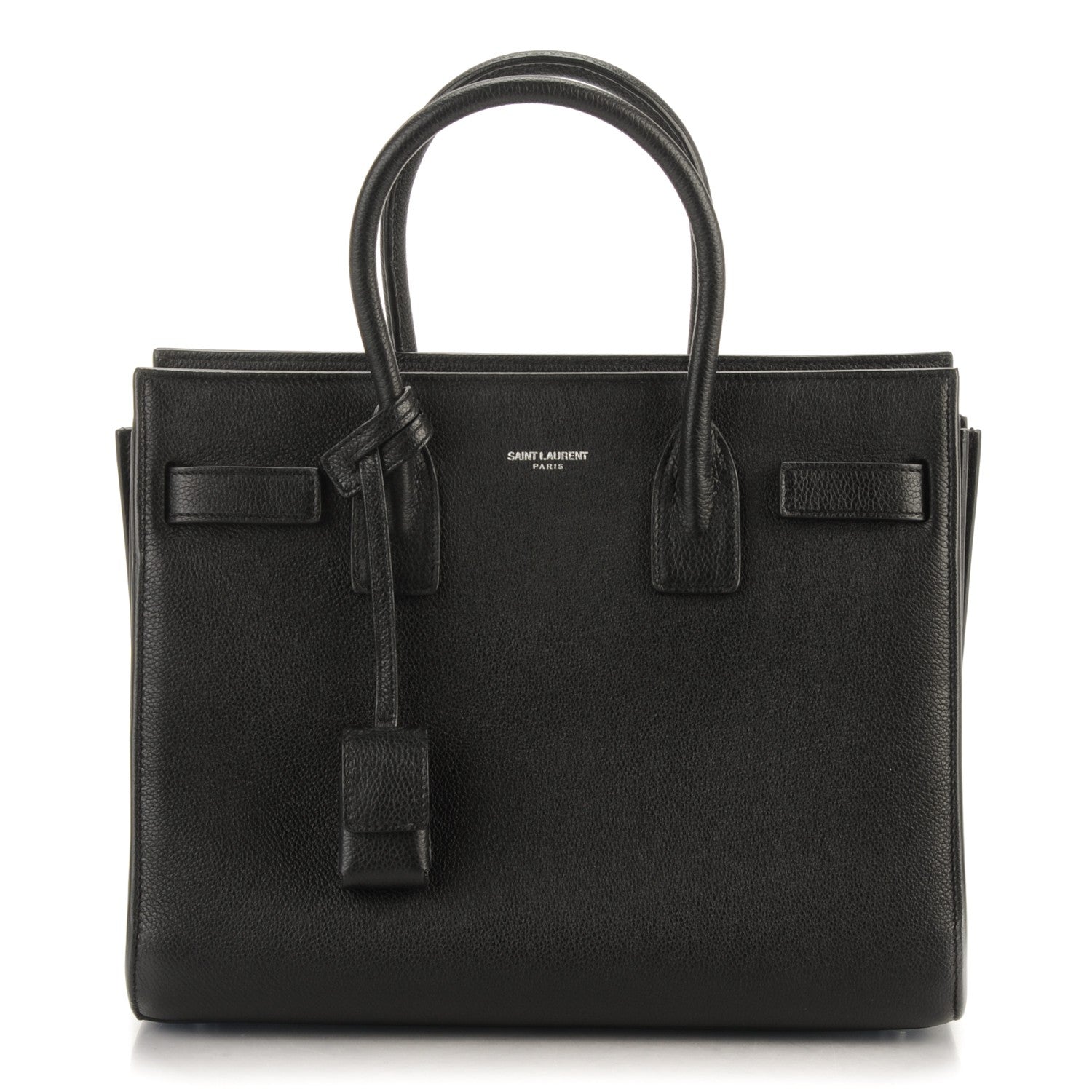 Saint Laurent Grained Calfskin Baby Sac De Jour Black 1 of 6