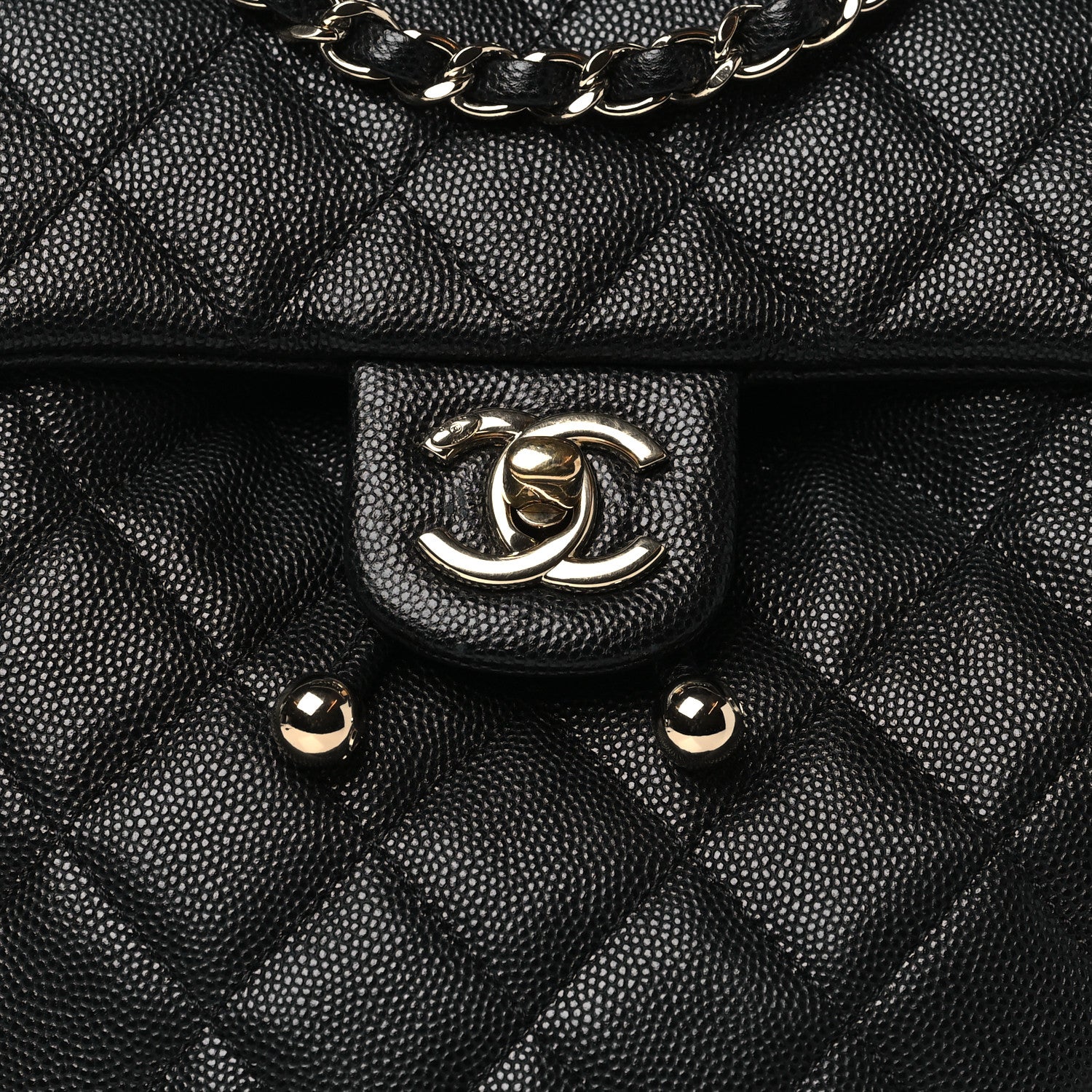 Chanel Caviar Quilted Mini Urban Spirit Backpack Black 8 of 11