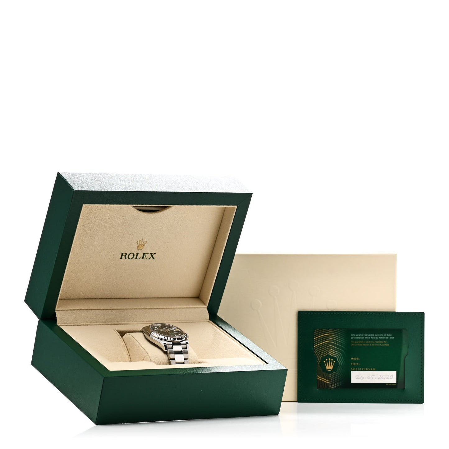 Stainless Steel 18K White Gold 36mm Oyster Perpetual Datejust Watch Mint Green 126234