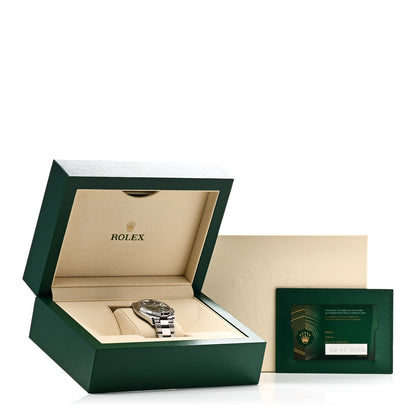 Rolex Stainless Steel 18K White Gold 36mm Oyster Perpetual Datejust Watch Mint Green 126234 5 of 5