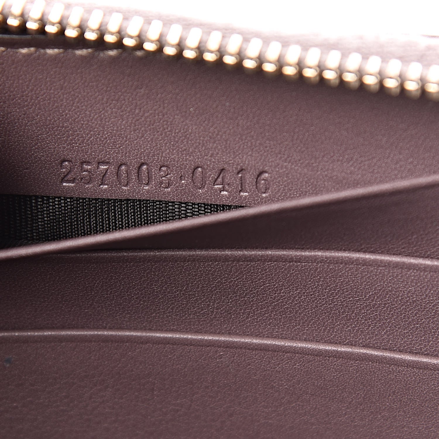 Gucci Guccissima Princy Zip Around Wallet Purple 7 of 12