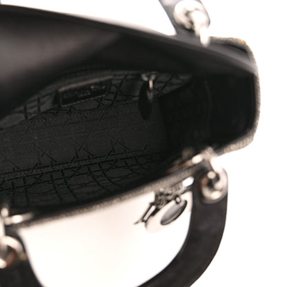 Christian Dior Tweed Mini Lady Dior Black 5 of 15