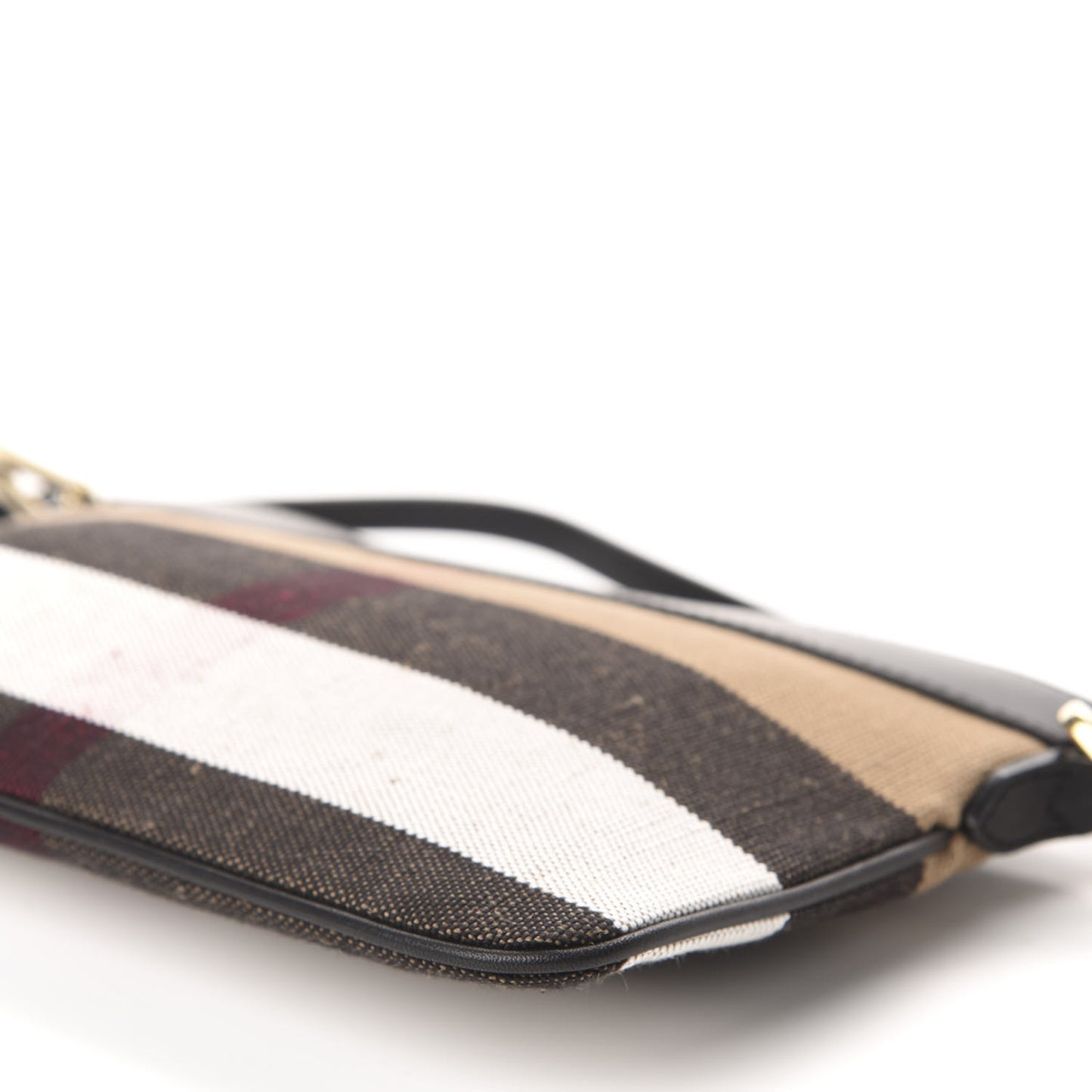 Mega Check Peyton Crossbody Clutch Bag Black
