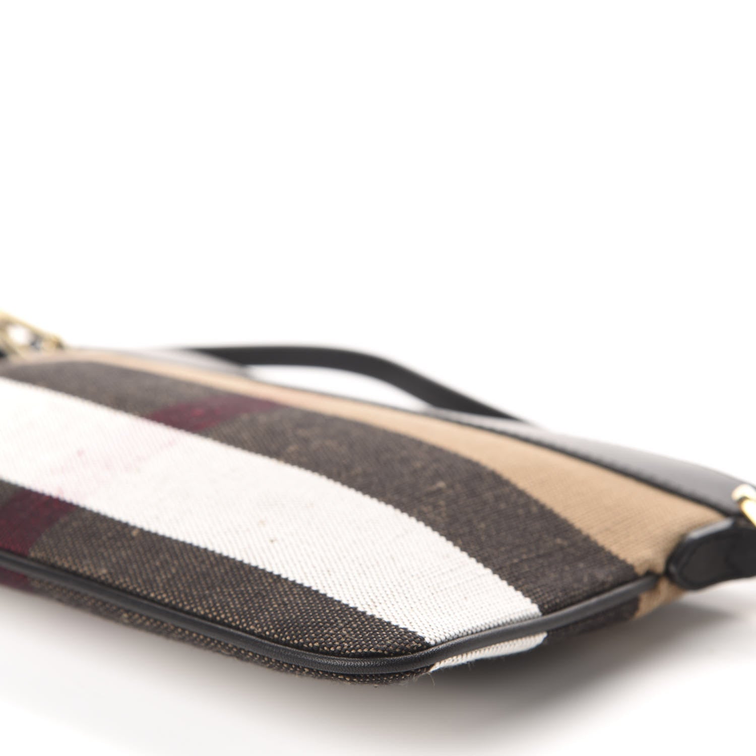 Burberry Mega Check Peyton Crossbody Clutch Bag Black 7 of 12