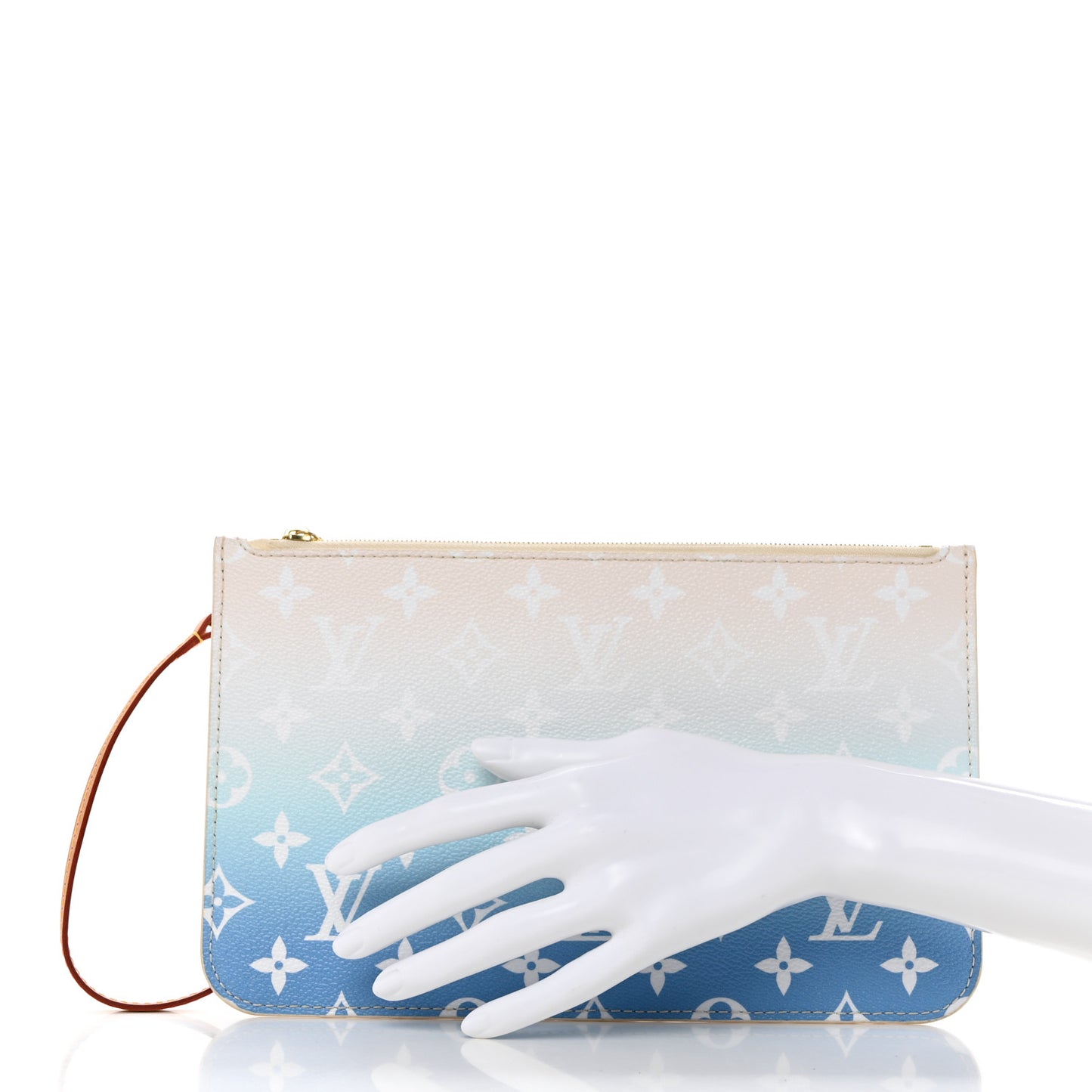 Monogram By The Pool Neverfull MM Pochette Blue