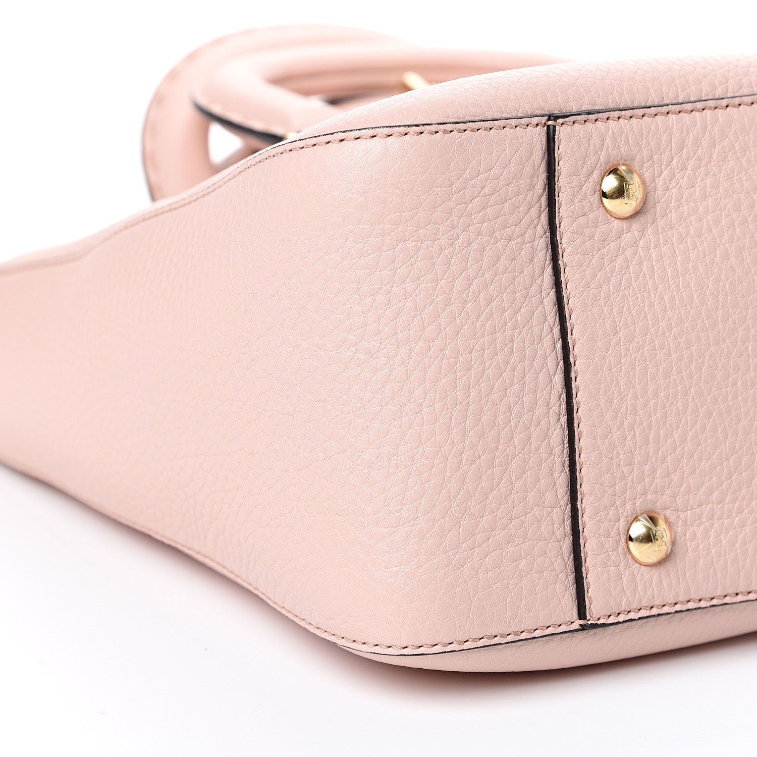 Fendi Cuoio Romano Selleria Small FF Tote Cipria 8 of 11