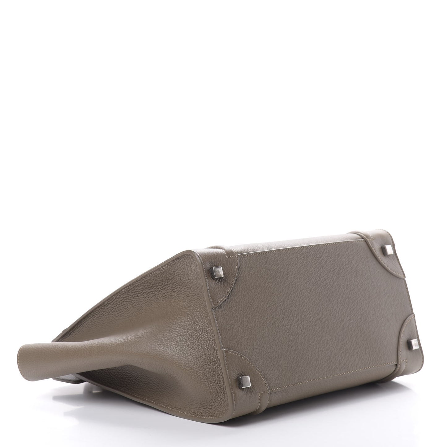 Drummed Calfskin Mini Luggage Souris