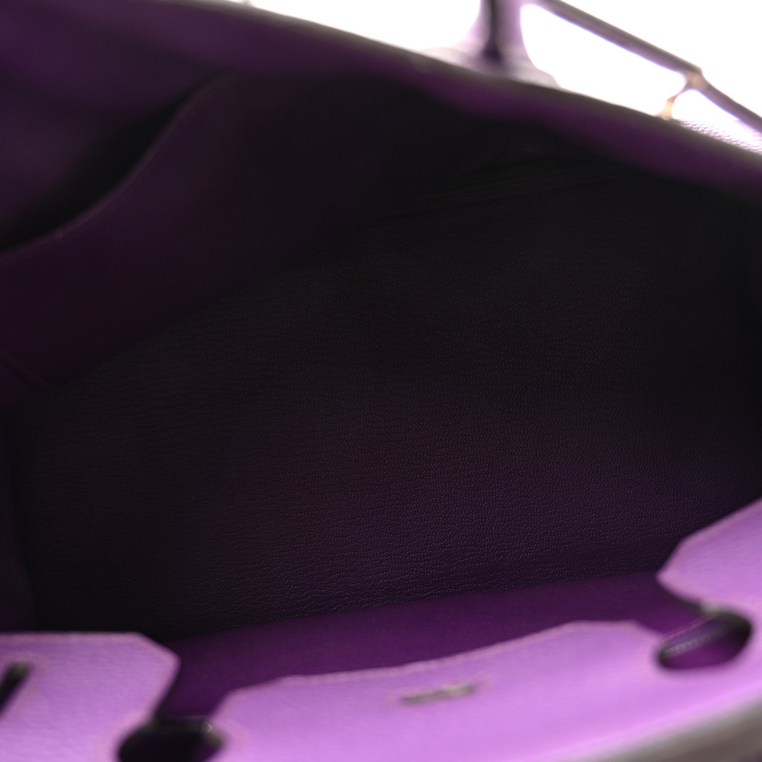 Hermes Taurillon Clemence Birkin 30 Ultraviolet 13 of 40