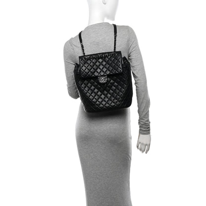 Chanel Lambskin Quilted Large Urban Spirit Backpack Black 2 of 10