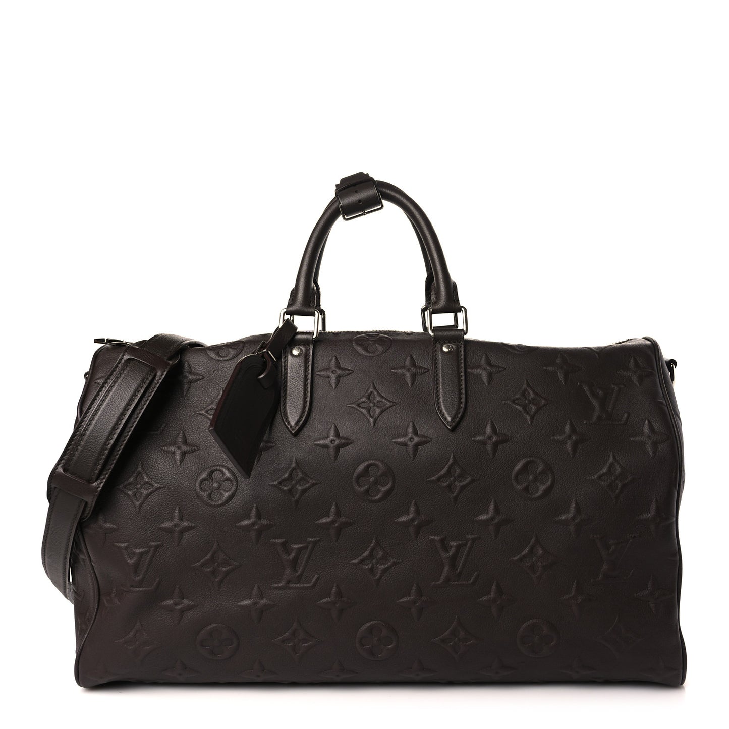 x EDUN Monogram Revelation Keepall 45 Bandouliere Brown