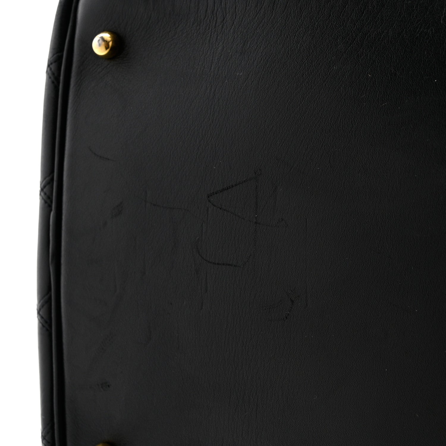Chanel Calfskin Stitched Duffel Bag Black 11 of 12