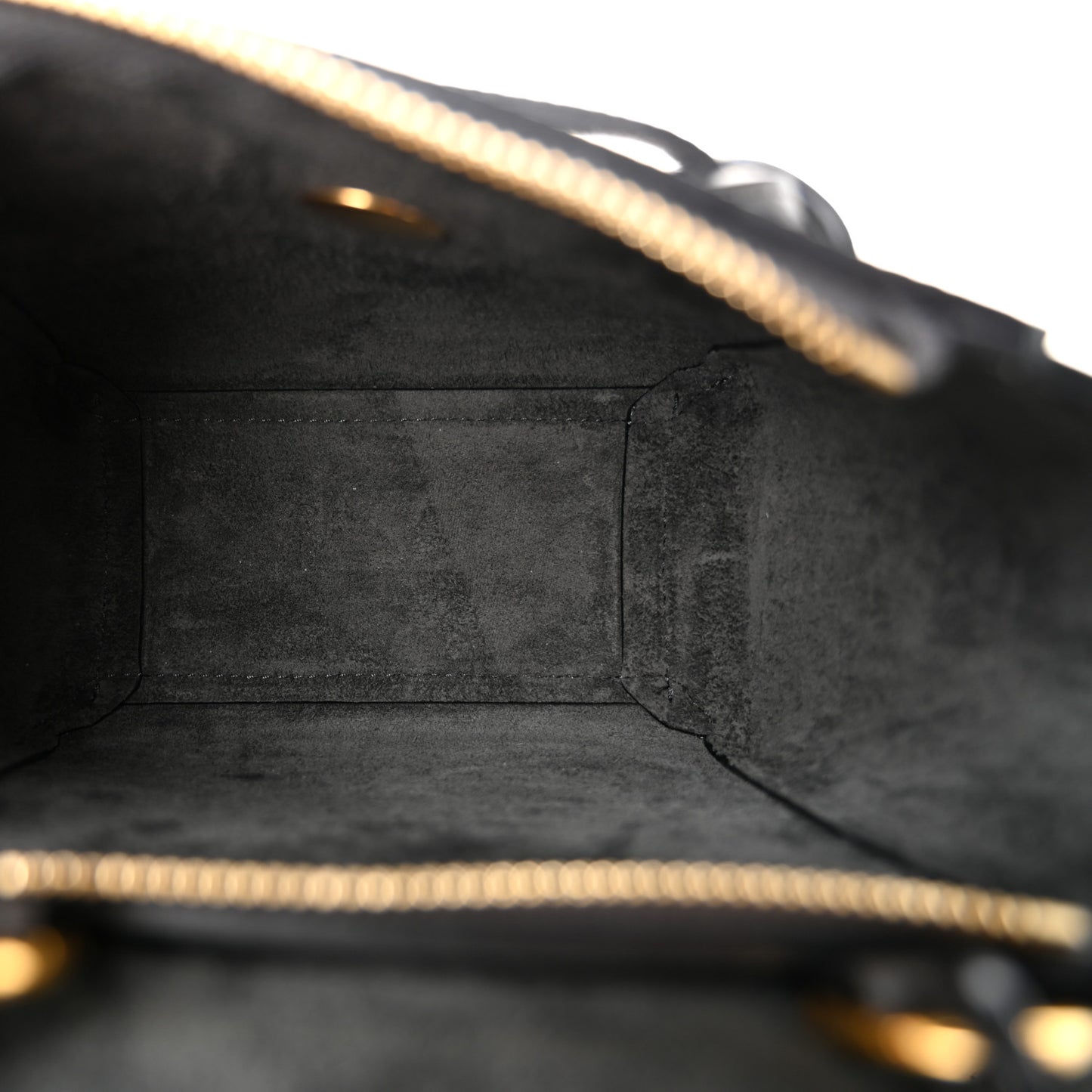 Grained Calfskin Nano Belt Bag Grey