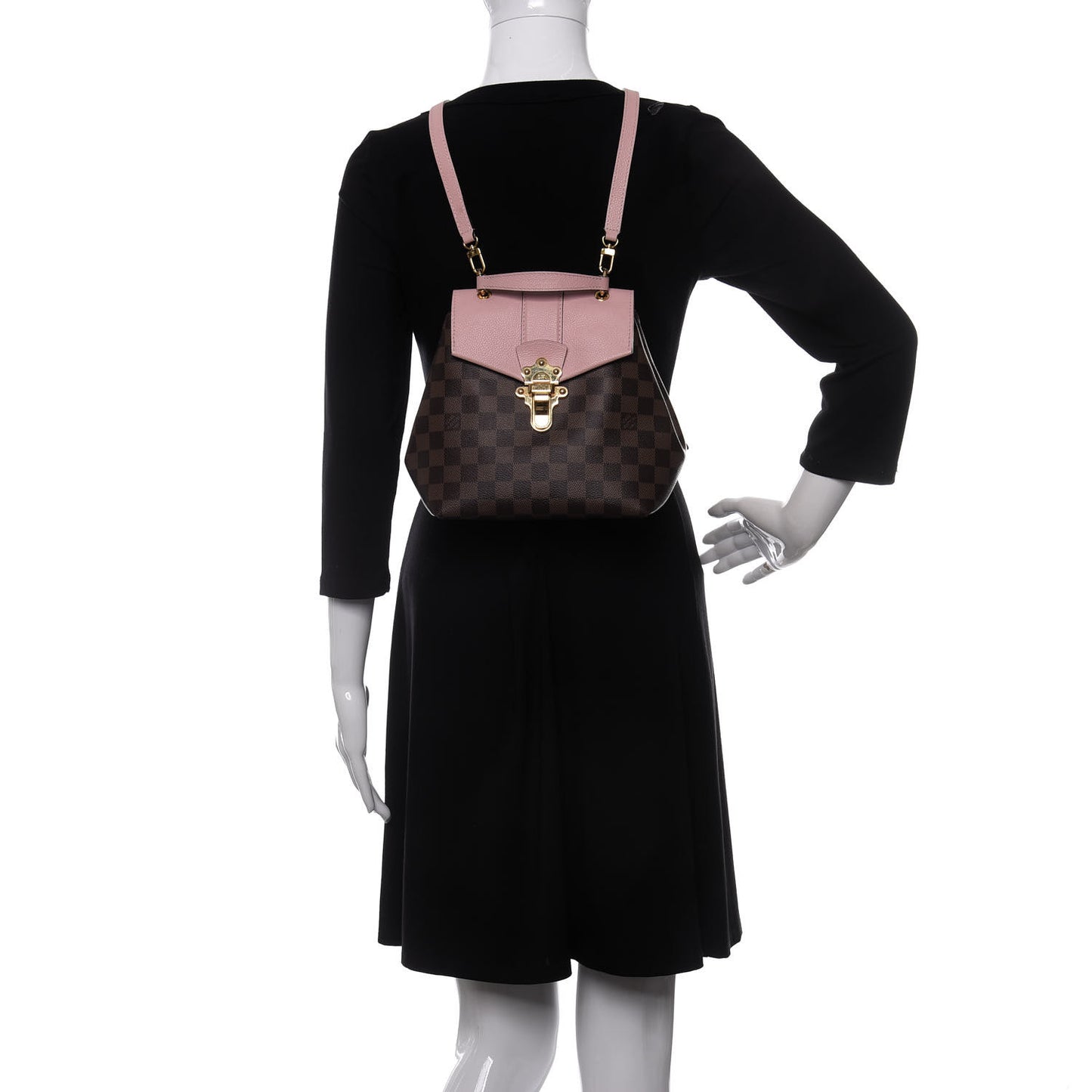 Damier Ebene Clapton Backpack Magnolia