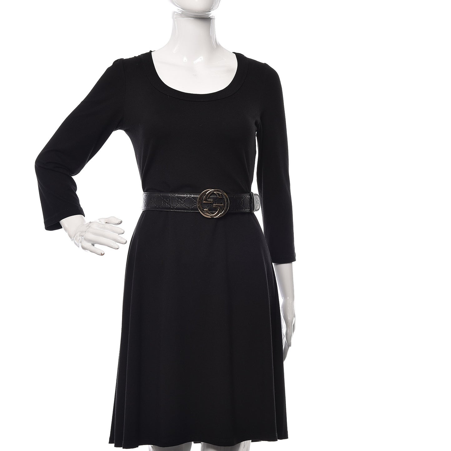 Guccissima Interlocking G 40mm Belt 85 34 Black