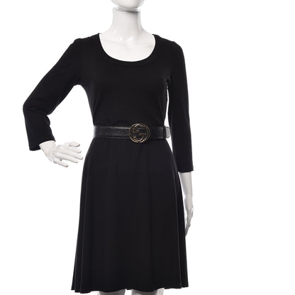 Gucci Guccissima Interlocking G 40mm Belt 85 34 Black 2 of 7