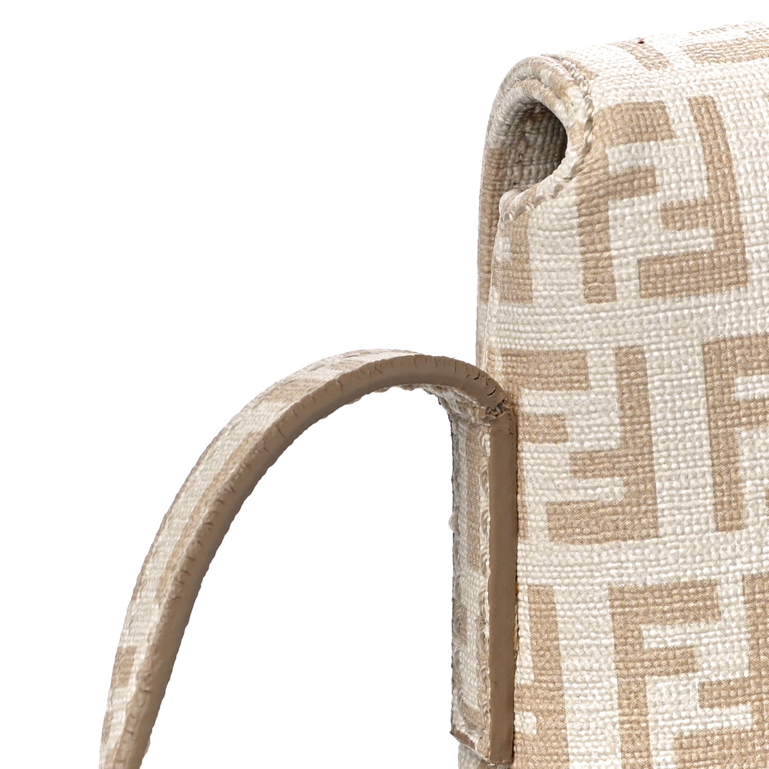 Fendi Zucchino Spalmati Forever Tube Messenger Crema Ecru 11 of 11