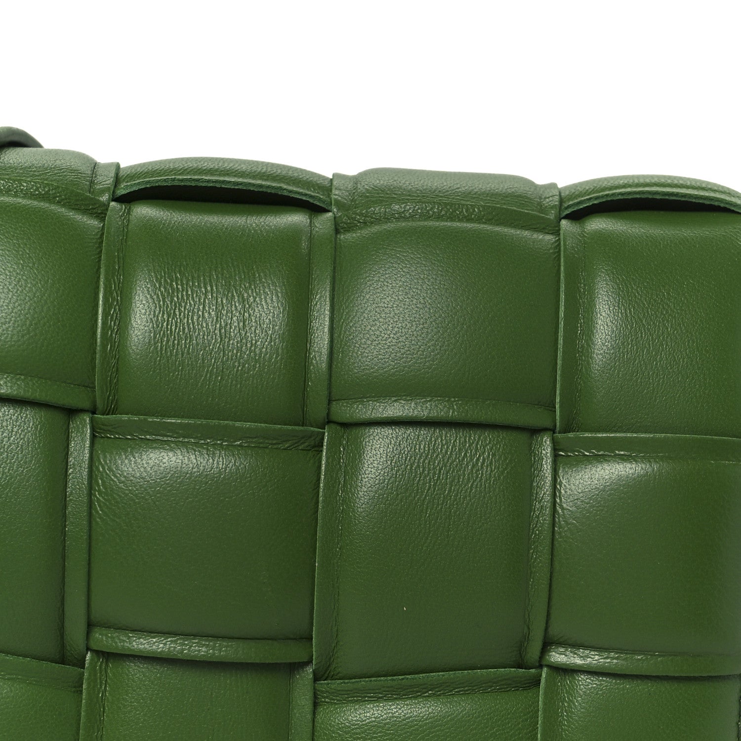 Bottega Veneta Nappa Maxi Intrecciato Padded Small Cassette Crossbody Bag Avocado 10 of 12