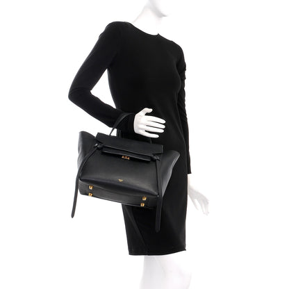 Celine Grained Calfskin Mini Belt Bag Black 3 of 17