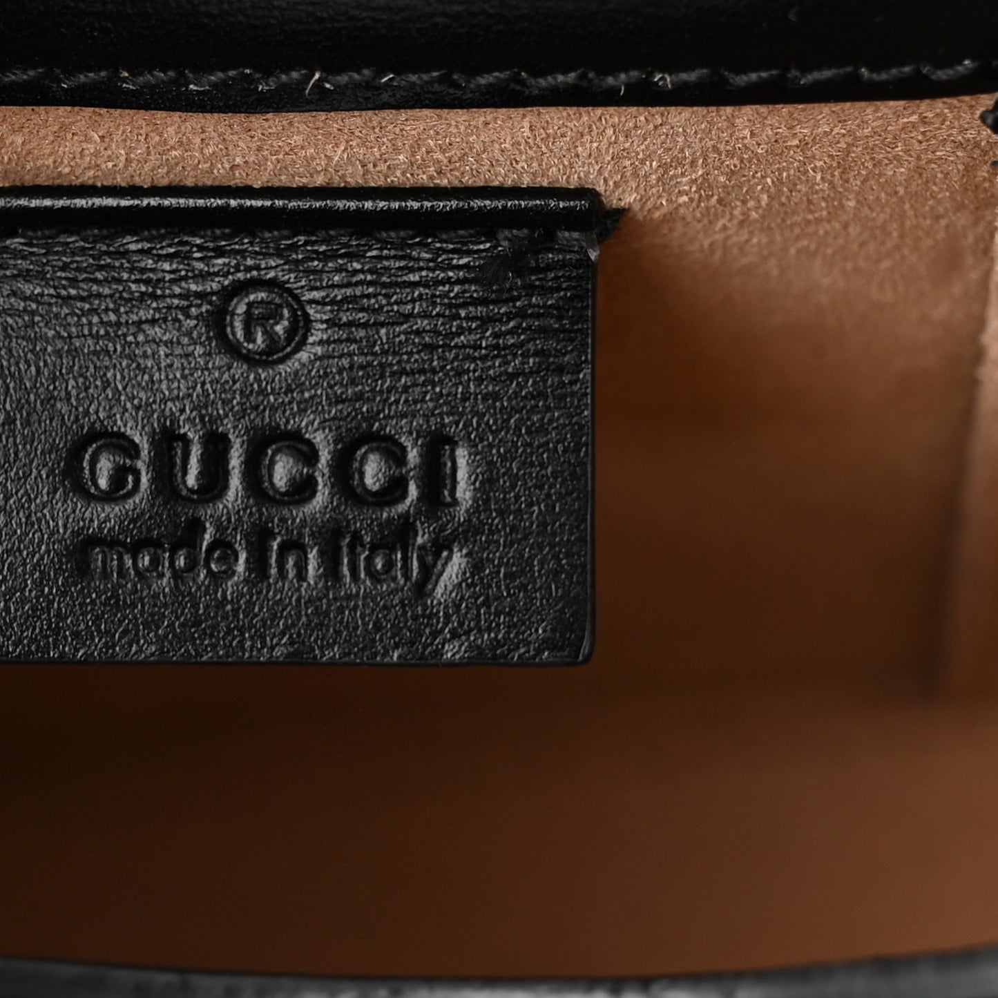 Boarded Plutone Calfskin Mini Horsebit 1955 Crossbody Bag Black