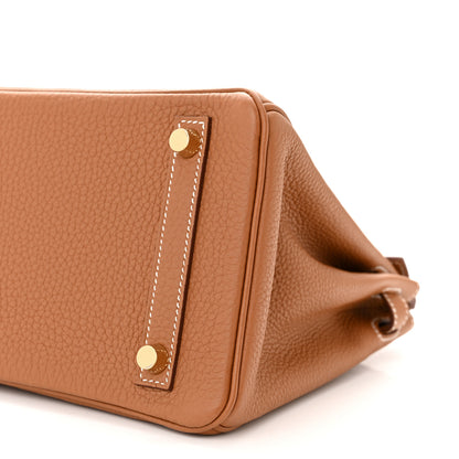 Hermes Togo Birkin 25 Gold 10 of 11