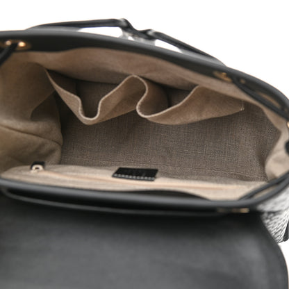 Gucci Microguccissima Drawstring Backpack Black 5 of 9