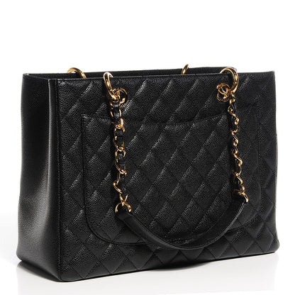 Chanel Caviar Grand Shopping Tote GST Black 3 of 8