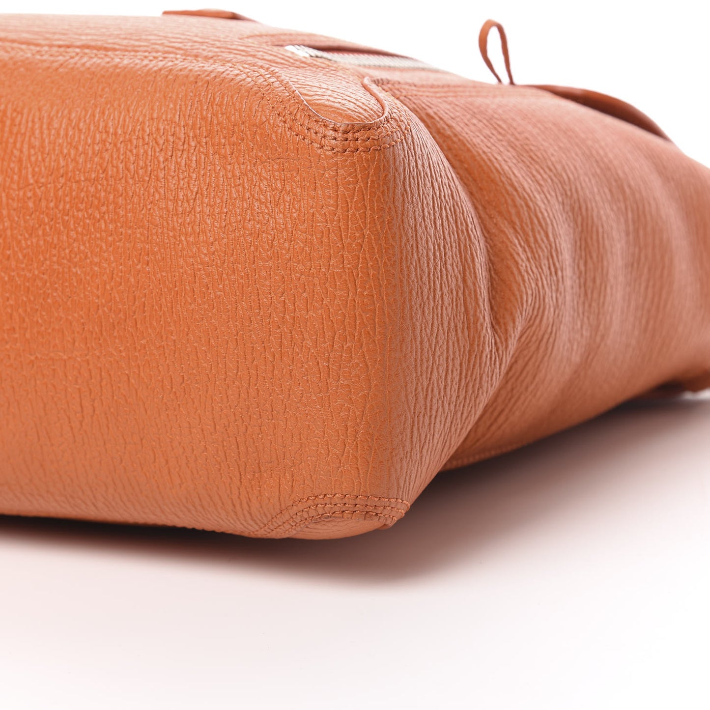 3.1 Textured Calfskin Large Pashli Satchel Mandarin