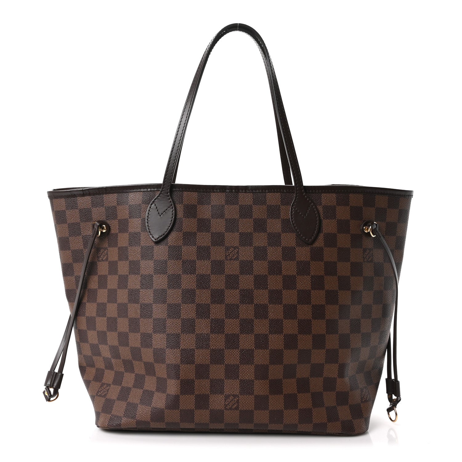 Louis Vuitton Damier Ebene Neo Neverfull MM Rose Ballerine 1 of 10