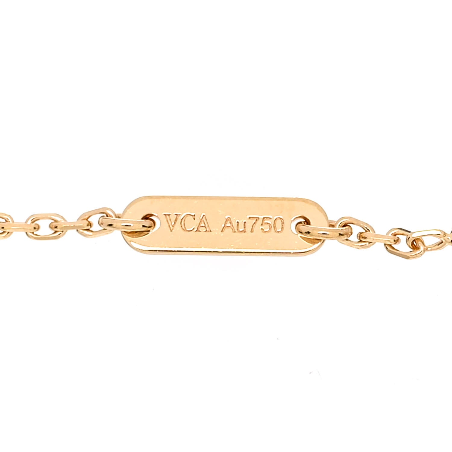 Van Cleef & Arpels 18K Yellow Gold Mother of Pearl Sweet Alhambra Butterfly Bracelet 4 of 5