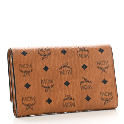 MCM Visetos Tri-Fold Wallet Cognac 3 of 7