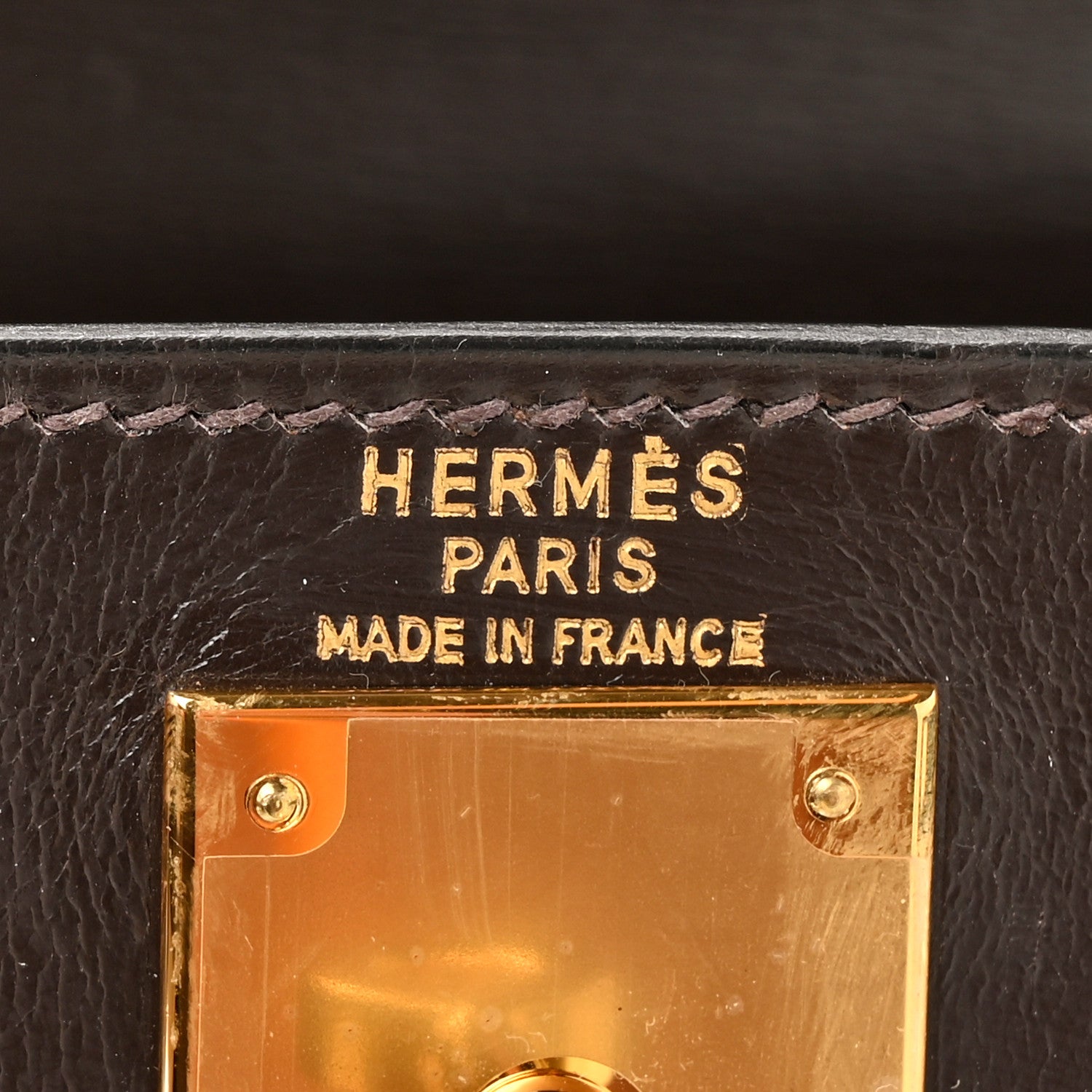 Hermes Box Kelly Sellier 28 Chocolate 6 of 18