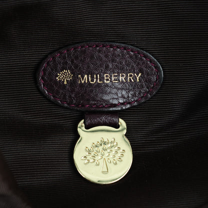 Mulberry Spongy Pebbled Calfskin Large Daria Hobo Oxblood 6 of 8