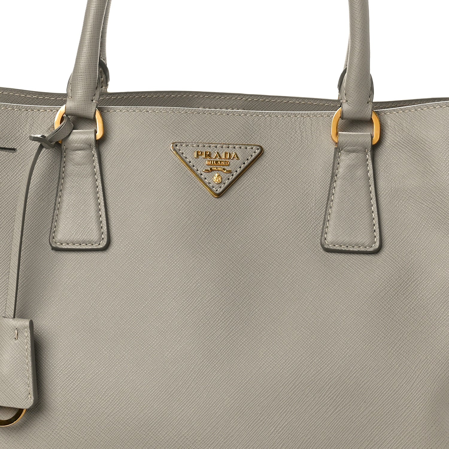 Prada Saffiano Lux Large Tote Pomice 7 of 9