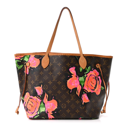 Louis Vuitton Monogram Roses Neverfull MM 1 of 9