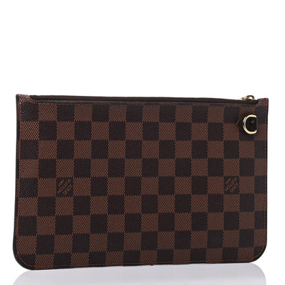 Louis Vuitton Damier Ebene Neverfull MM GM Pochette 2 of 4