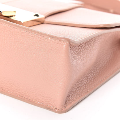 Jimmy Choo Pebbled Calfskin Rebel Crossbody Bag Pink 7 of 9