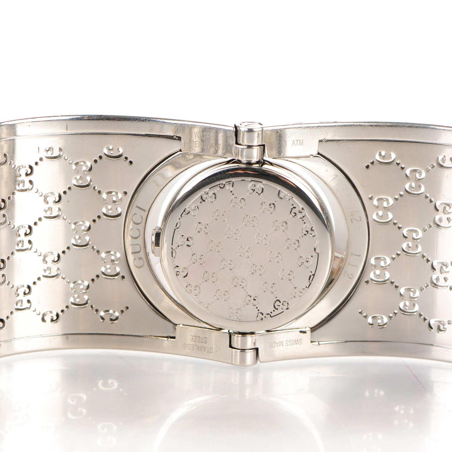Gucci Stainless Steel Mother of Pearl 33mm Twirl Quartz Watch 5 of 5