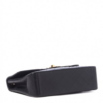 Chanel Lambskin Quilted XL Jumbo Single Flap Black 4 of 10
