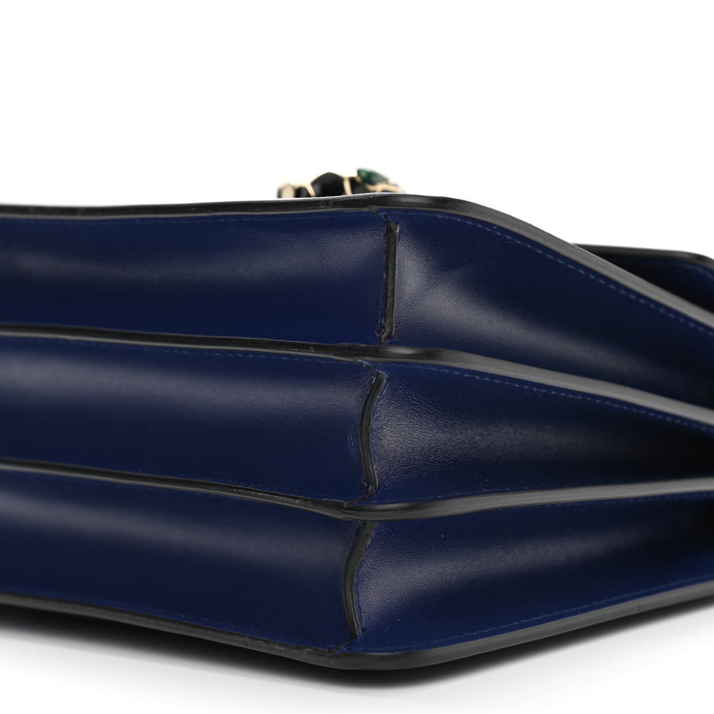 Calfskin Serpenti Forever Top Handle Blue