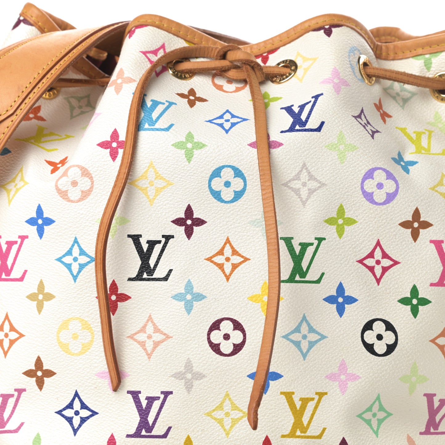 Monogram Multicolor Petit Noe White