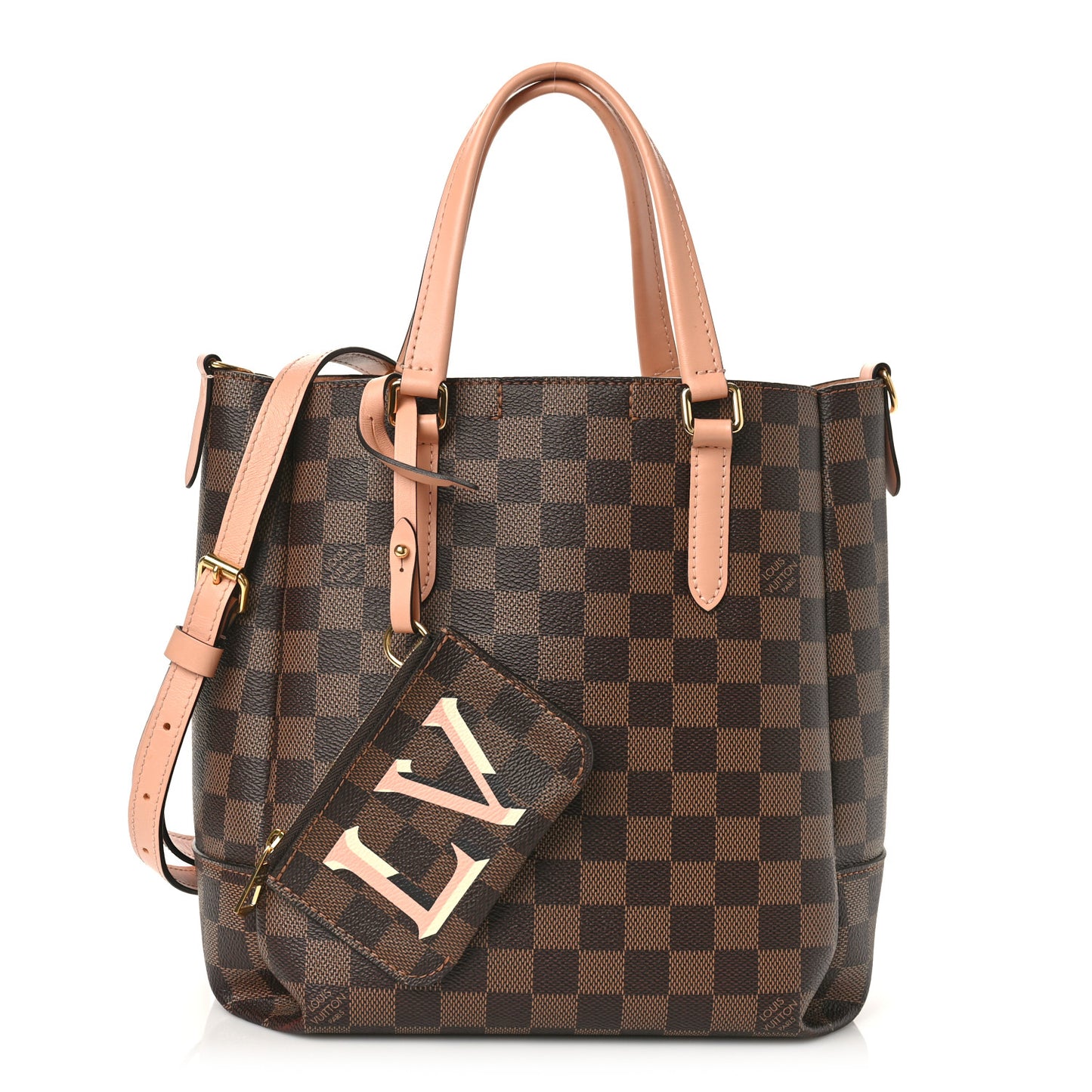 Damier Ebene Belmont PM Venus Pink