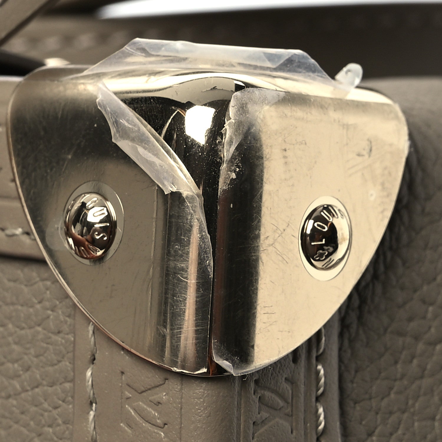 Louis Vuitton Calfskin Side Trunk MM Taupe 10 of 10