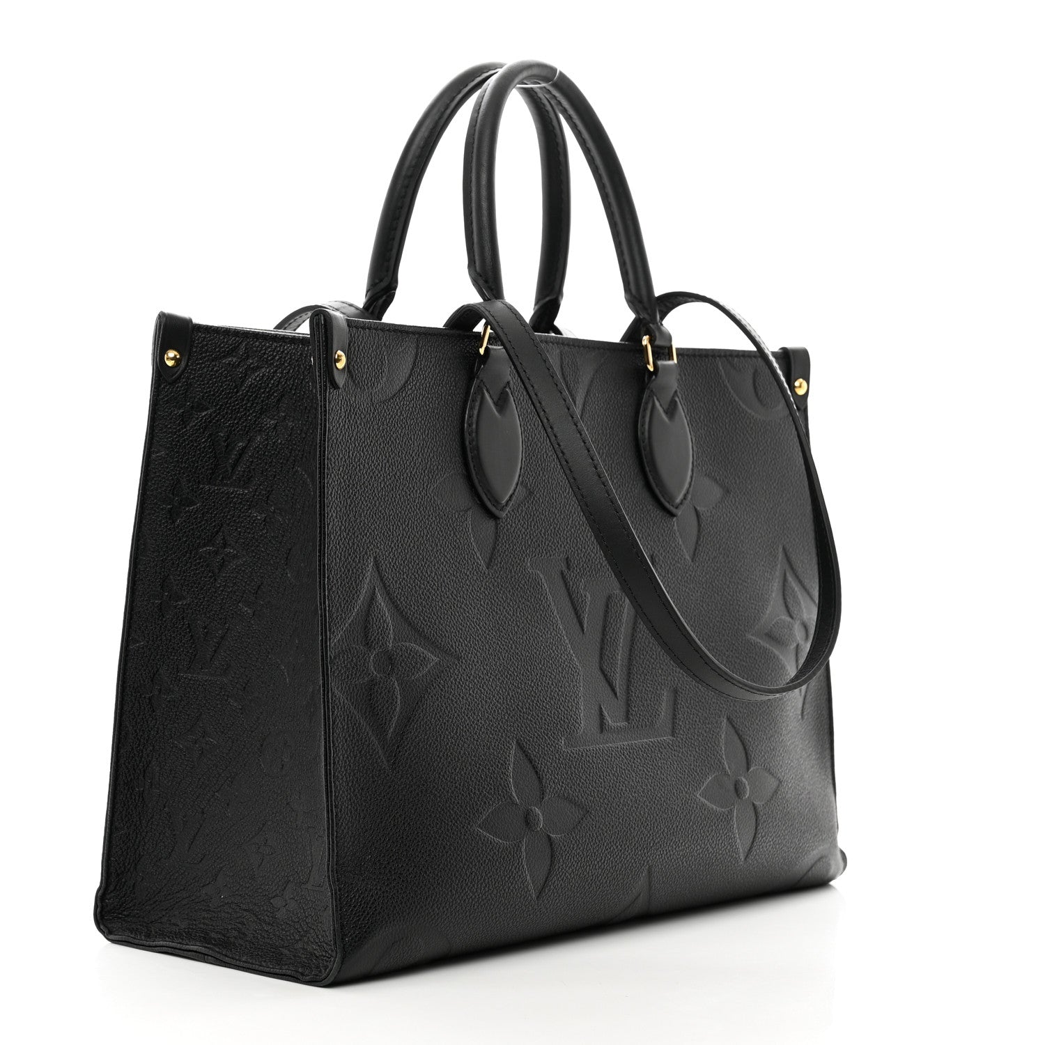 Louis Vuitton Empreinte Monogram Giant Onthego MM Black 3 of 10