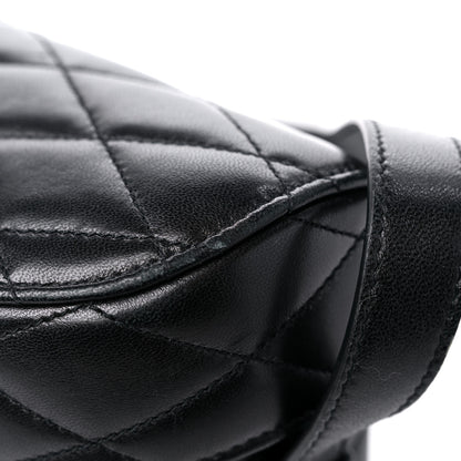 Saint Laurent Lambskin Quilted Monogram June Box Bag Black 10 of 12