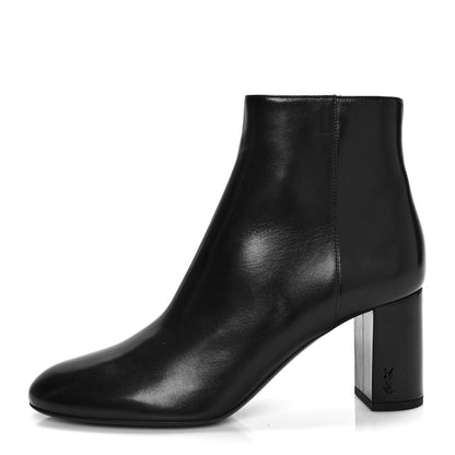 Saint Laurent Nappa Loulou Ankle Zip Boot 39.5 Black 1 of 10