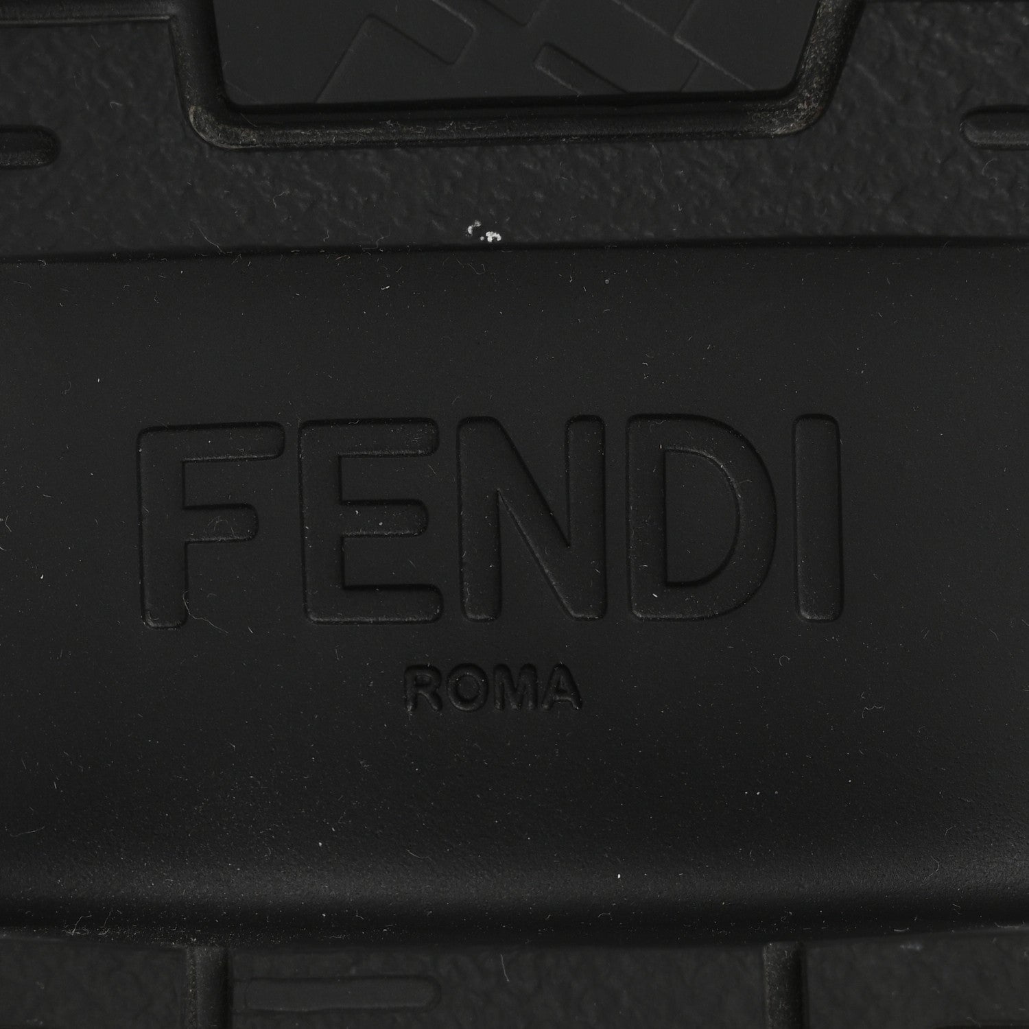 Fendi Fabric Jacquard Vitello FF Domino 50mm Biker Boots 37 Black Asfalto 8 of 9
