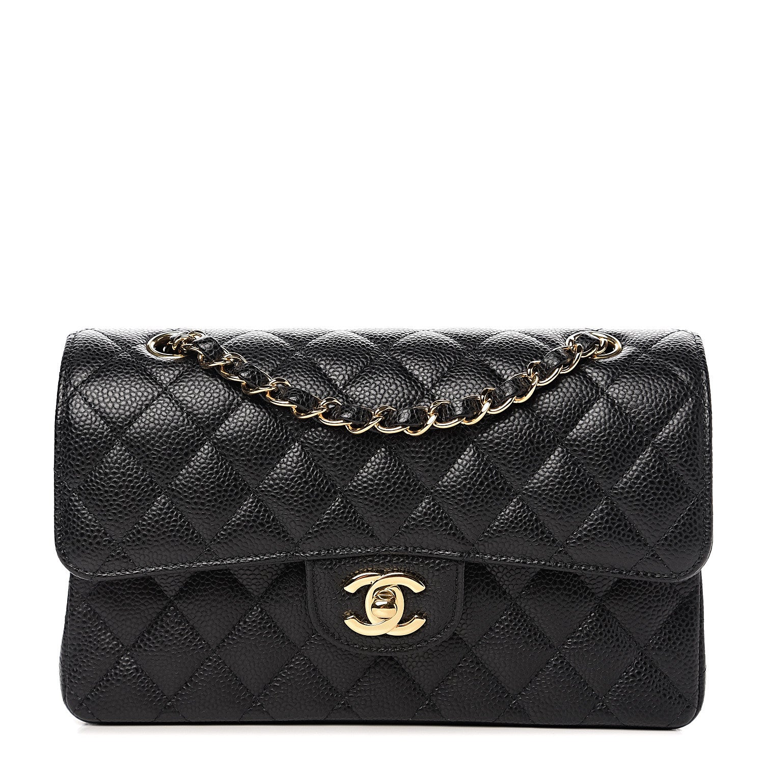 Chanel Caviar Quilted Small Double Flap Black 1 of 12
